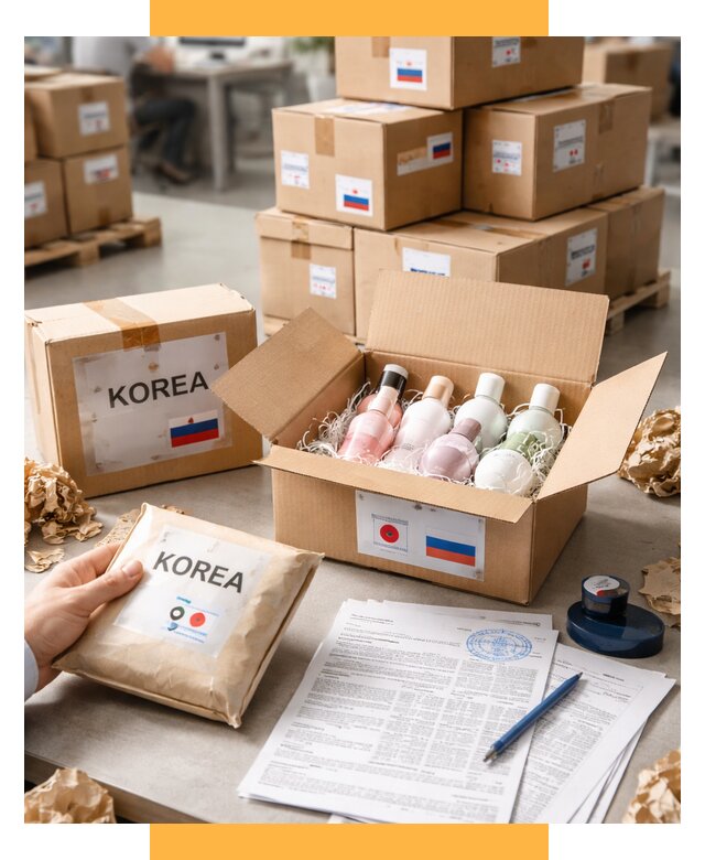 Доставка косметики из Кореи от 8728 р. под ключ | СетСервис-Нтк