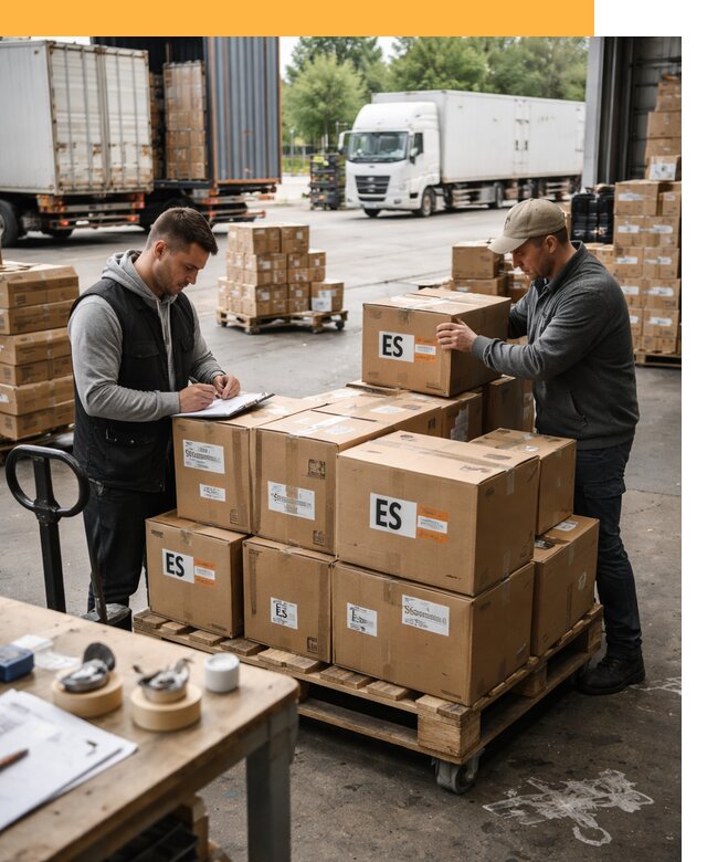 Доставка грузов в Испанию автотранспортом от 35938 руб