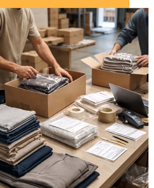 Перевозка одежды по миру от 7701 руб. с таможенным оформлением