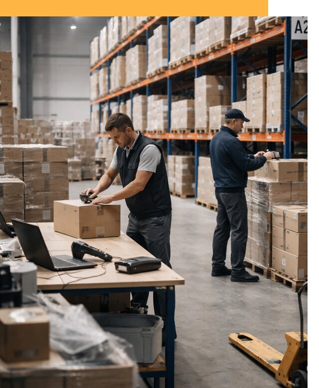 Склад консолидации в Европе: хранение, сортировка от 6674